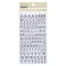 12 Pack: Glitter Block Alphabet Stickers by Recollections™